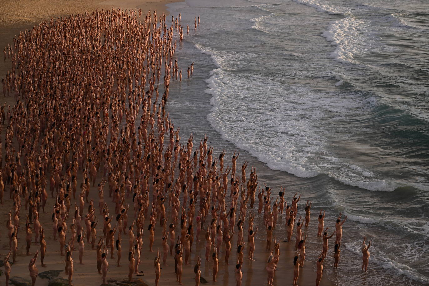 Fotos: Desnudos para Spencer Tunick