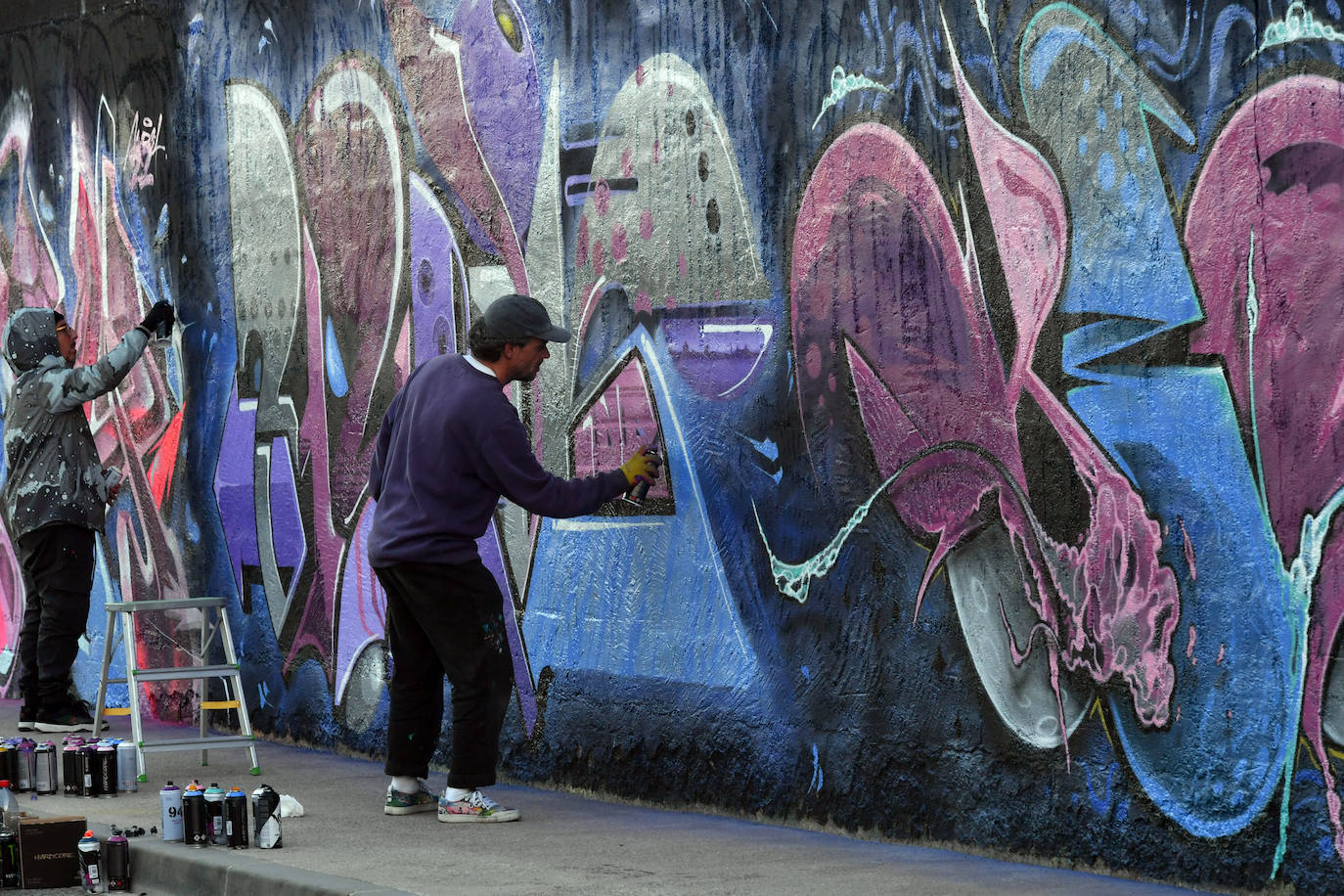 Fotos: En imágenes: la jornada de hip hop y grafitis de San Pío X