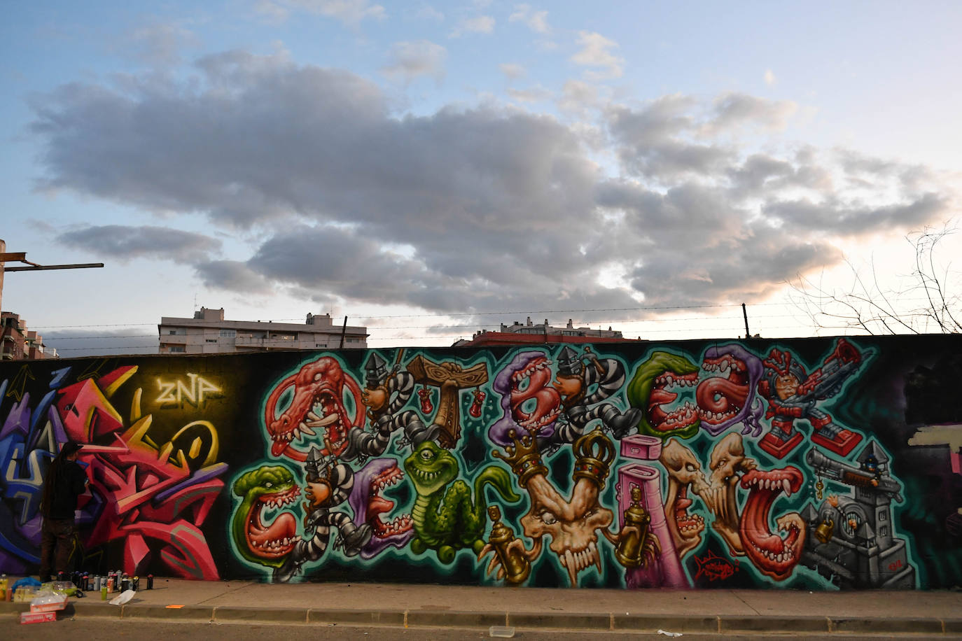 Fotos: En imágenes: la jornada de hip hop y grafitis de San Pío X