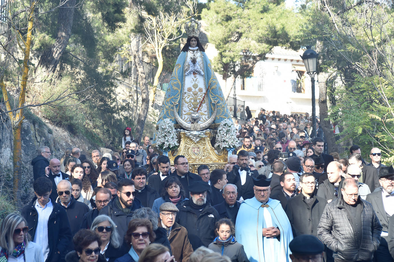 Fotos: La Patrona de Yecla llega a la Basílica en una espectacular Bajada