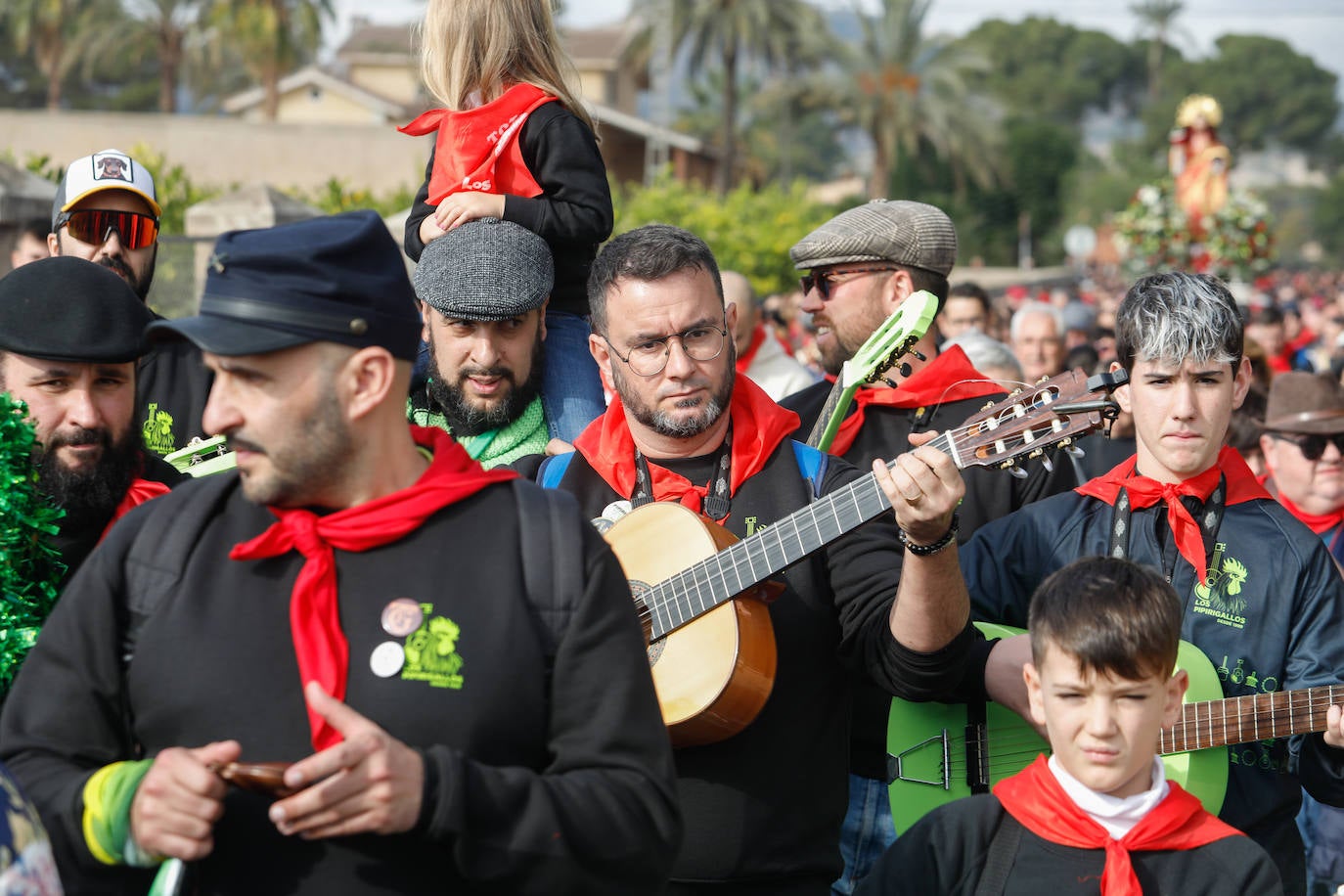 Fotos: La Santa reúne a 10.000 romeros en su bajada a Totana tras el parón de la pandemia