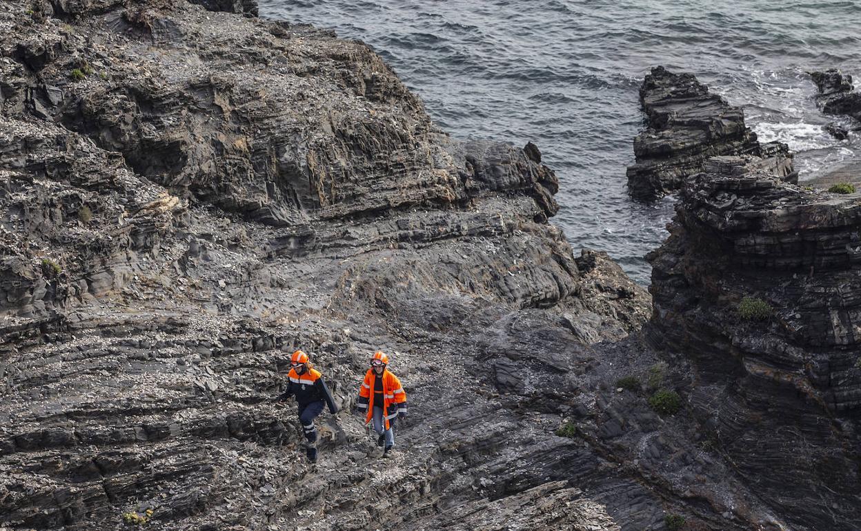 Labores de búsqueda, entre Calblanque y Cabo de Palos.