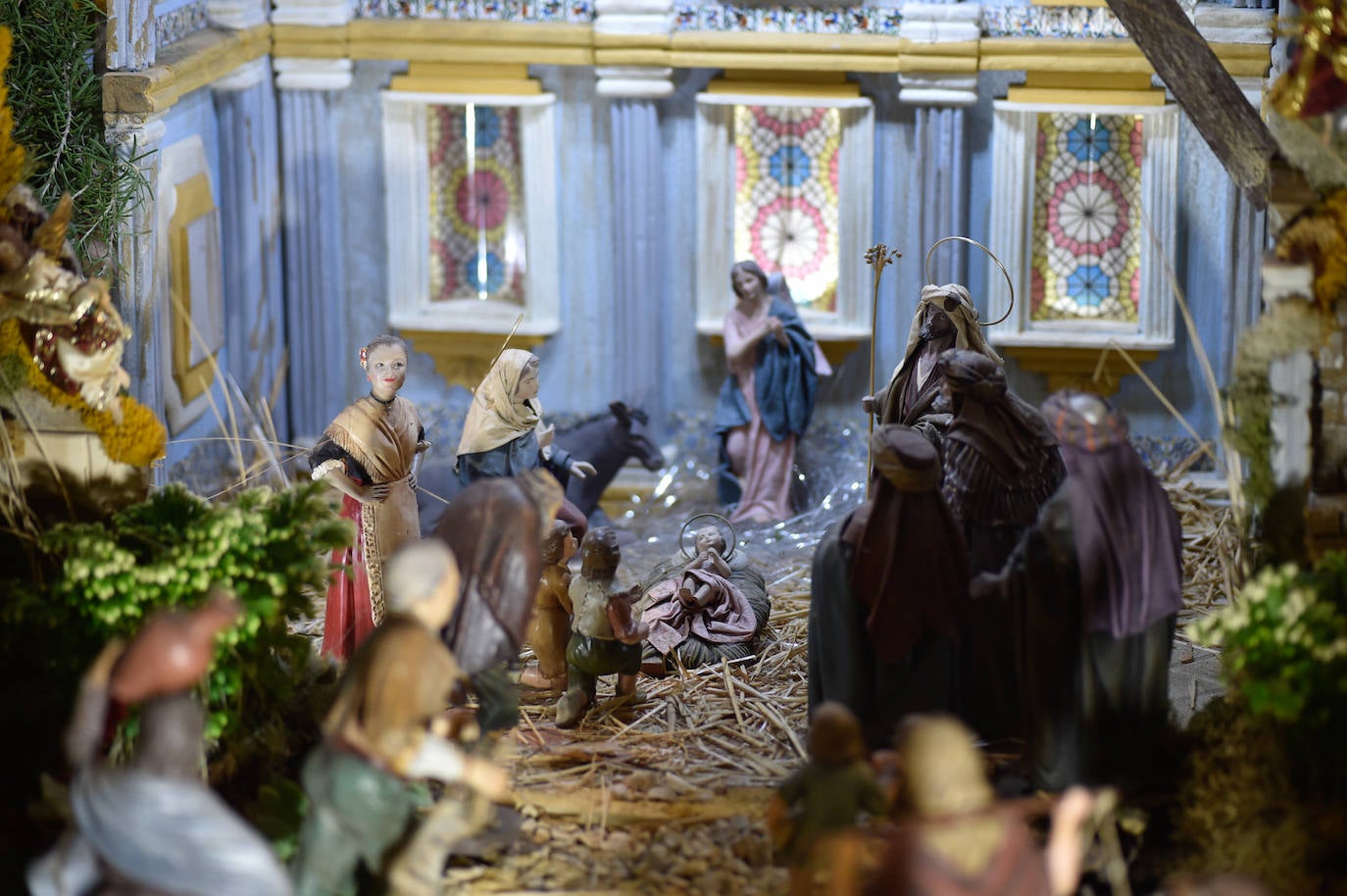 Fotos: El belén de las peñas huertanas de Murcia renueva la mitad de sus escenas