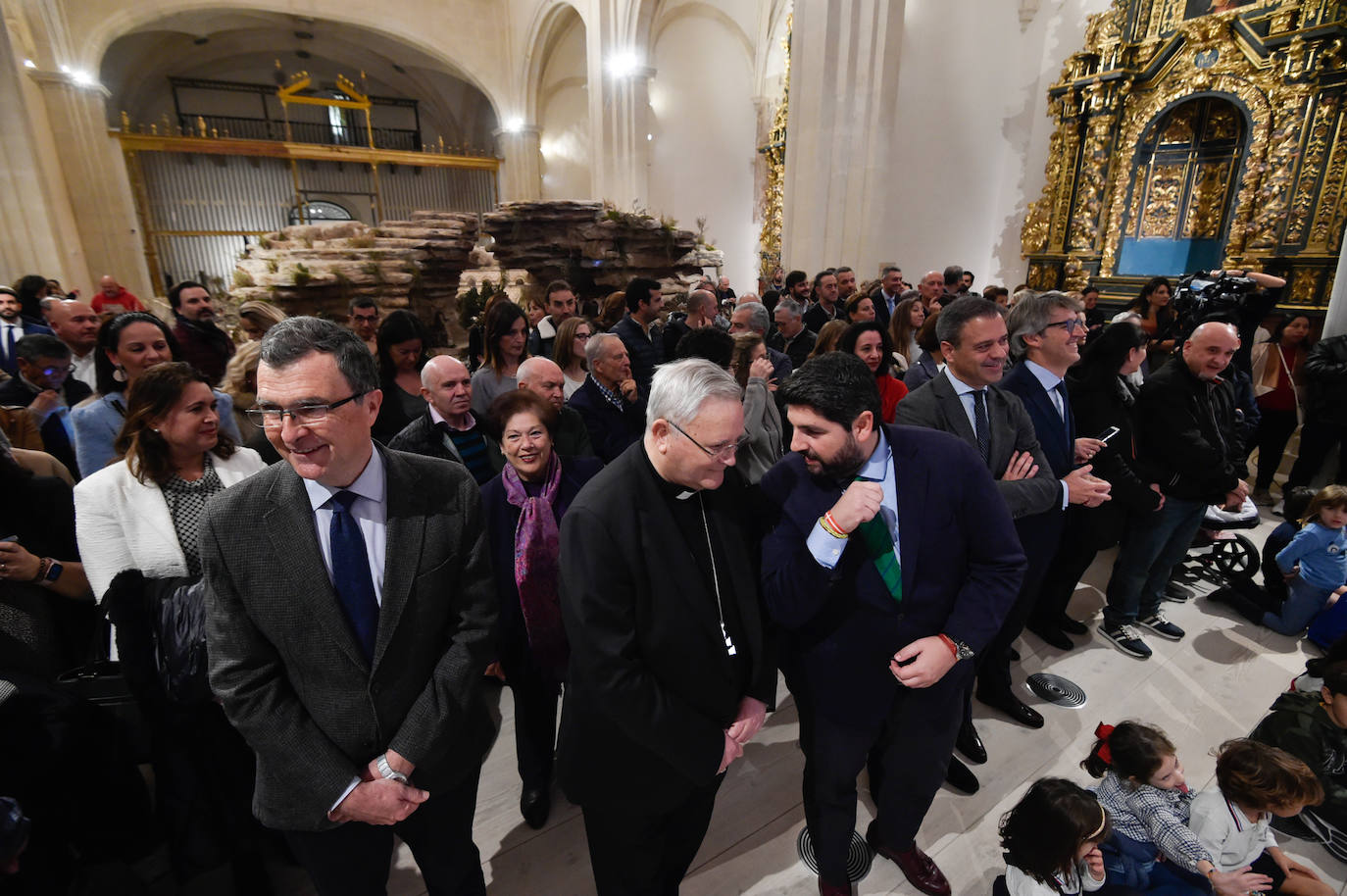 Fotos: La inauguración del Belén de San Esteban, en imágenes