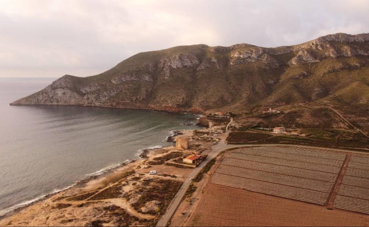 Fotografía de Cabo Cope, con los terrenos que han pasado a manos de la Comunidad Autónoma. 