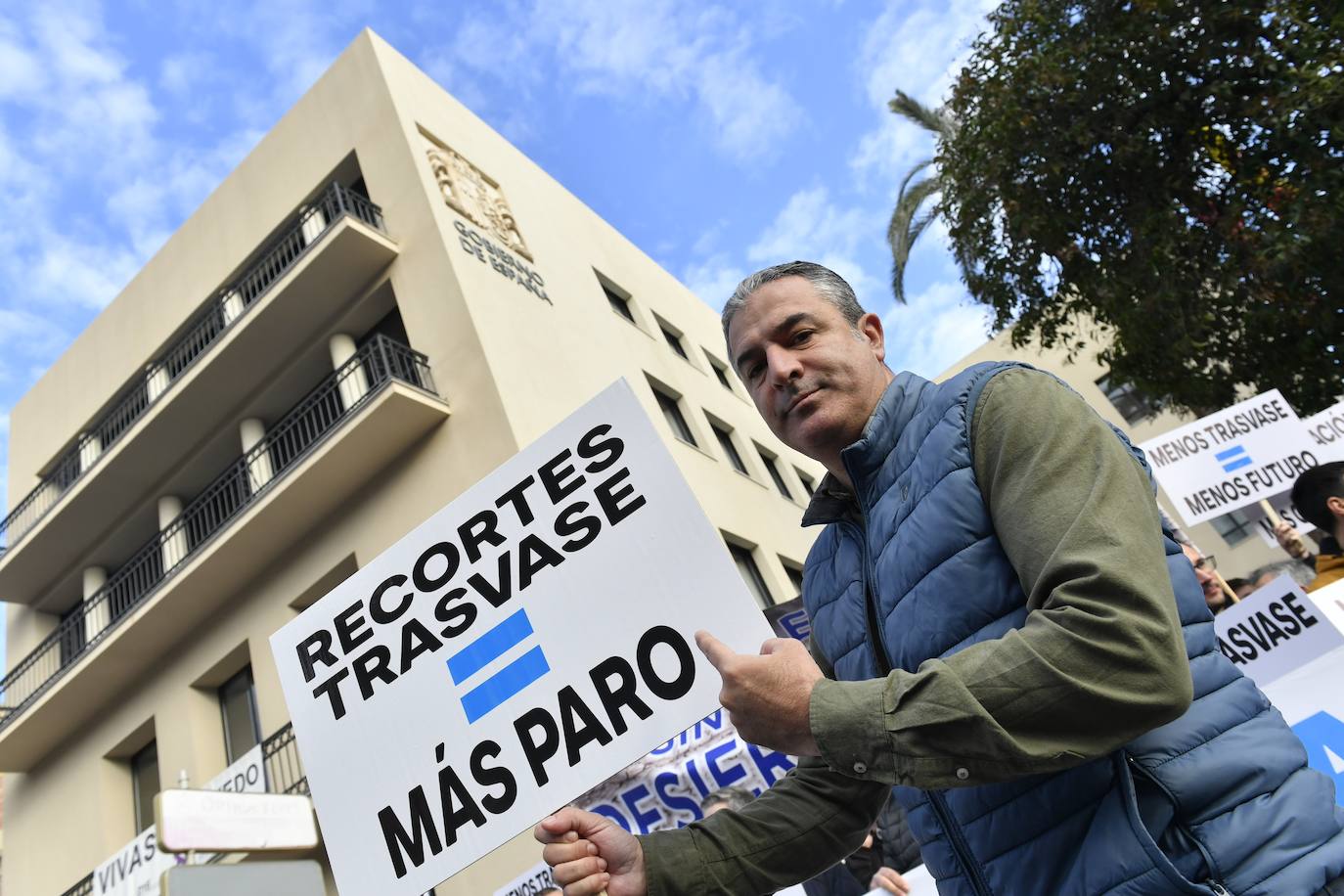 Fotos: Protesta en defensa del Trasvase Tajo-Segura, en imágenes