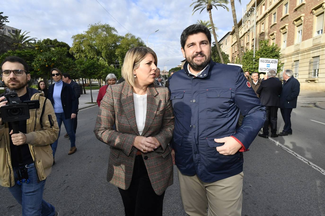 Fotos: Protesta en defensa del Trasvase Tajo-Segura, en imágenes