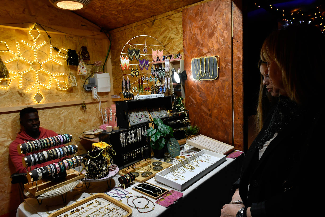 Fotos: Encendido de las luces navideñas en Murcia