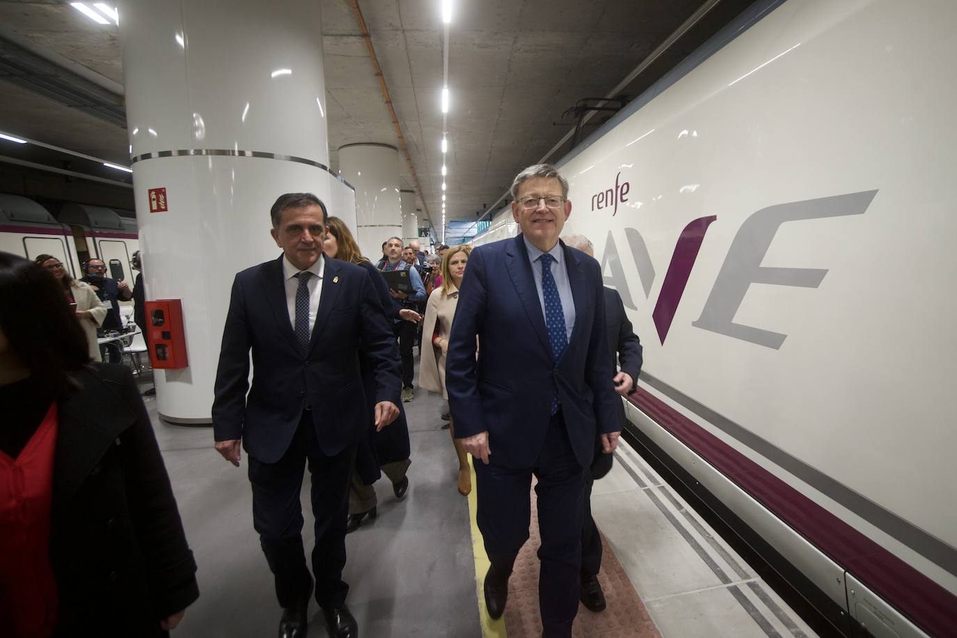 Fotos: Acto de inauguración del AVE Madrid-Murcia