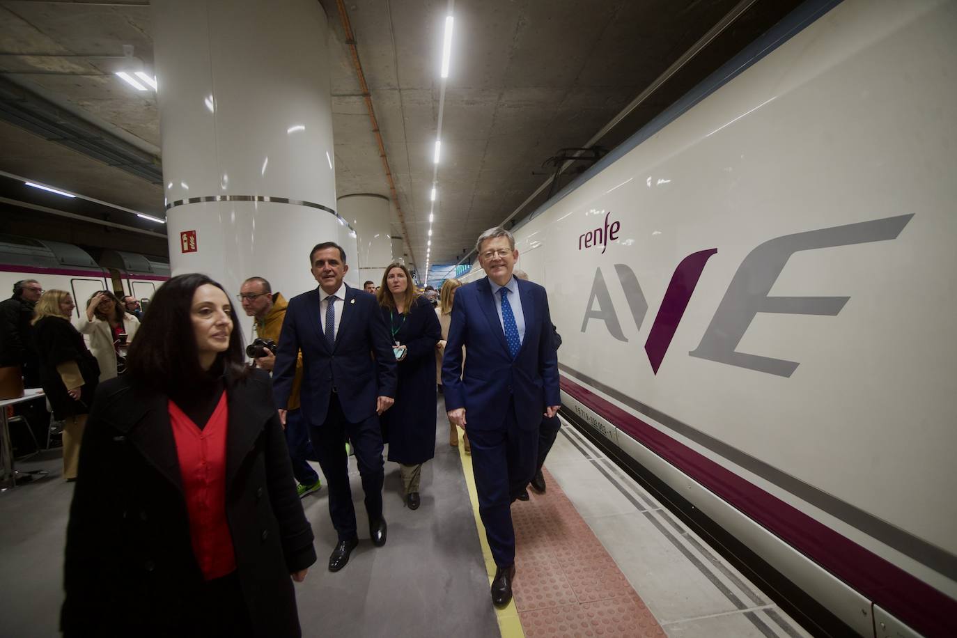 Fotos: Acto de inauguración del AVE Madrid-Murcia
