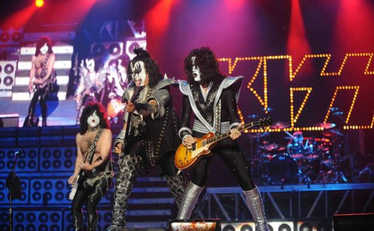 Una actuación de Kiss.