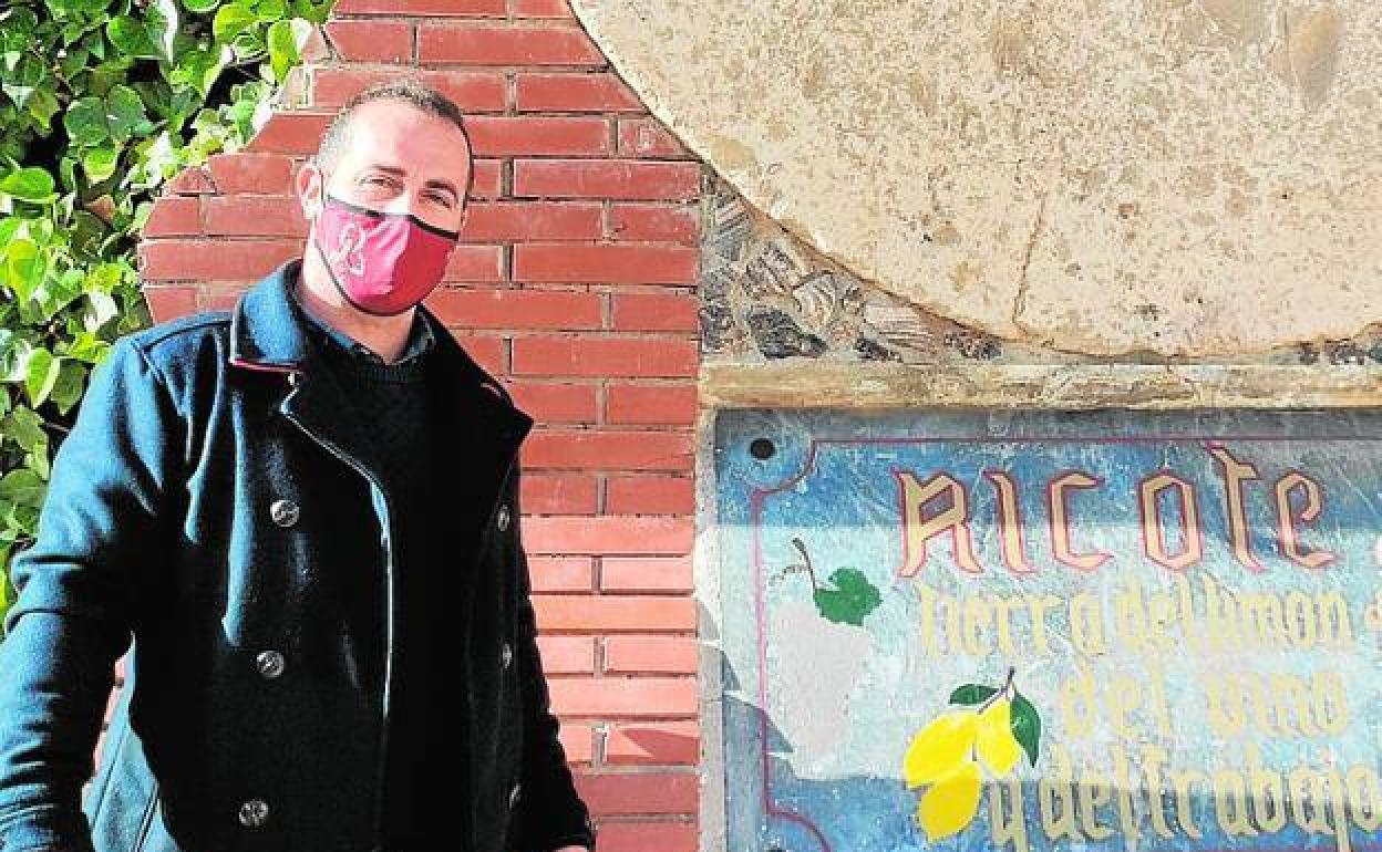 El alcalde de Ricote, Rubén Carrasco, en una imagen de archivo. 