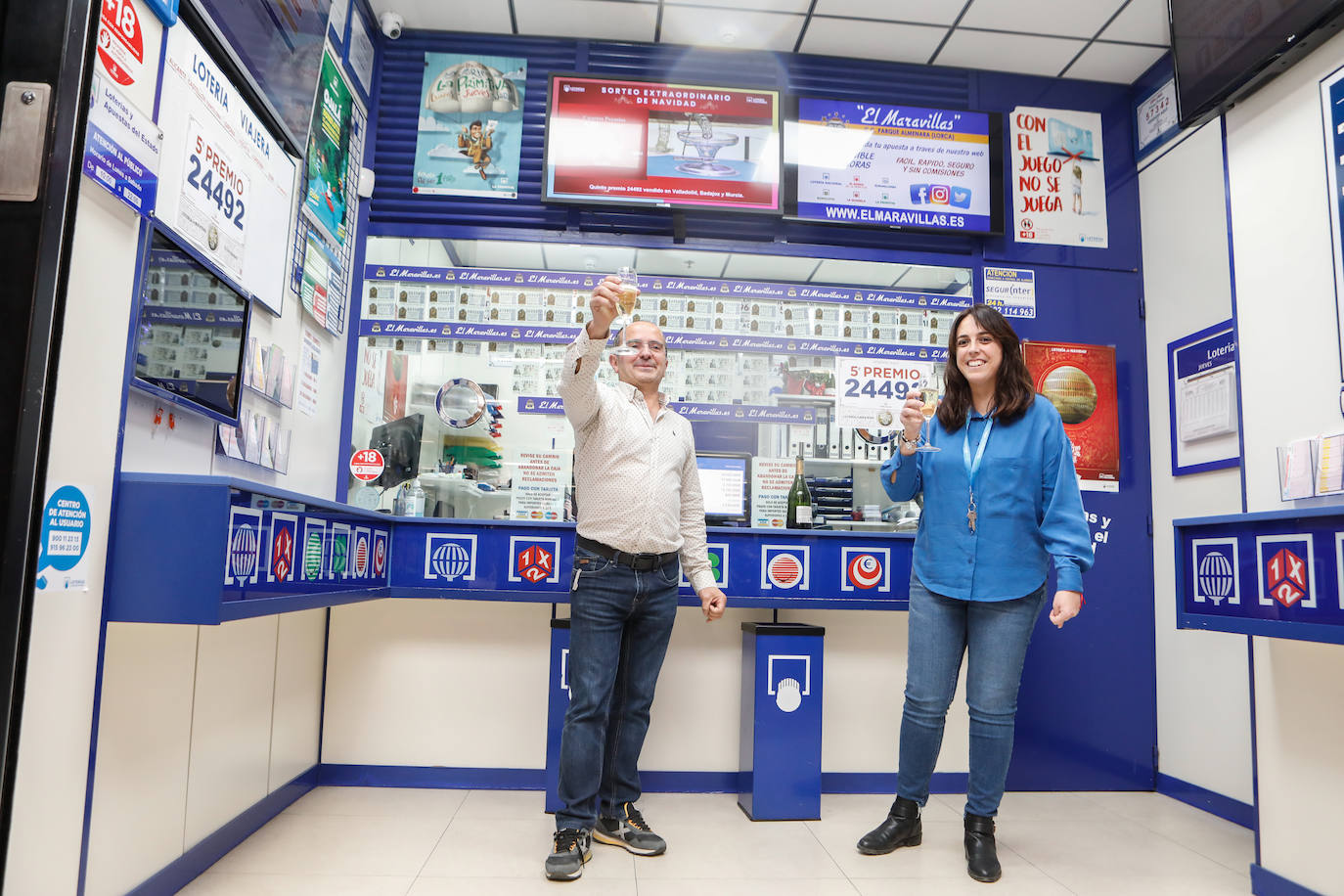 Fotos: Un quinto premio deja más de un millón de euros en Lorca y Fortuna