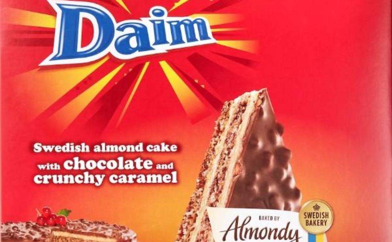 La tarta con posible presencia de fragmentos de metal. 