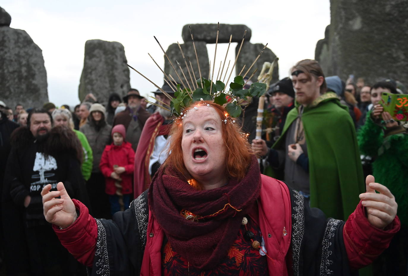 Fotos: Bienvenida al invierno en Stonehenge