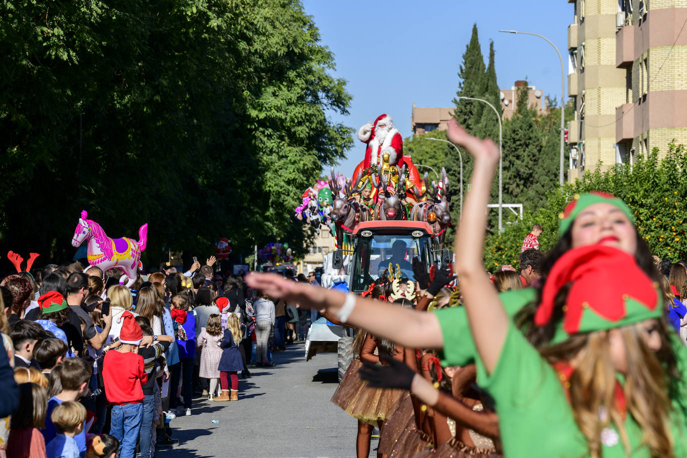 Fotos: El desfile de Papá Noel en Murcia, en imágenes