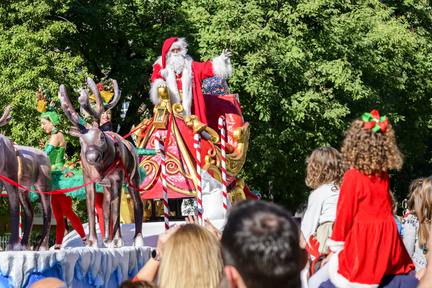 Fotos: El desfile de Papá Noel en Murcia, en imágenes