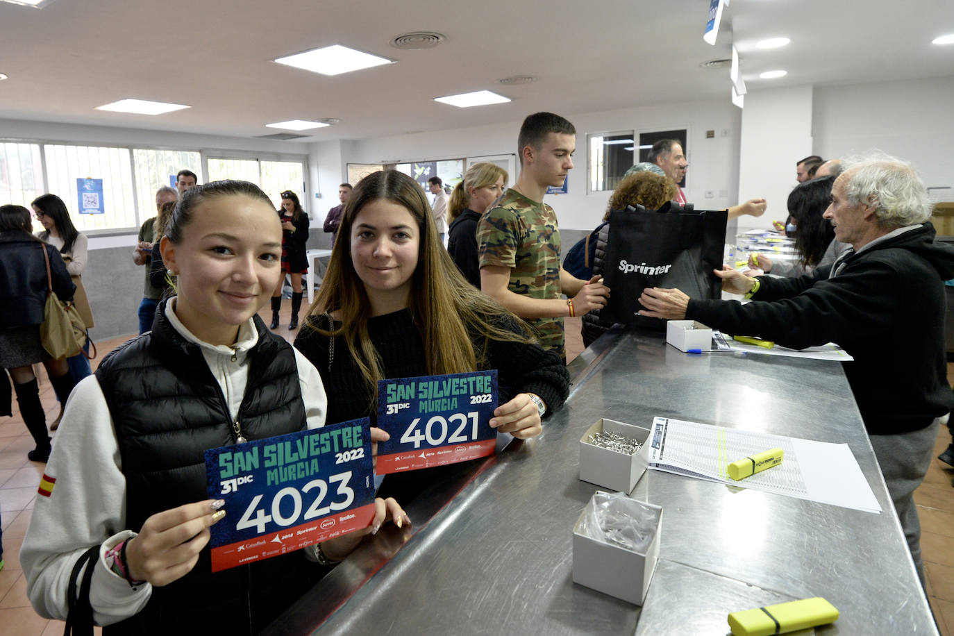 Fotos: Recogida de dorsales de la San Silvestre de Murcia 2022