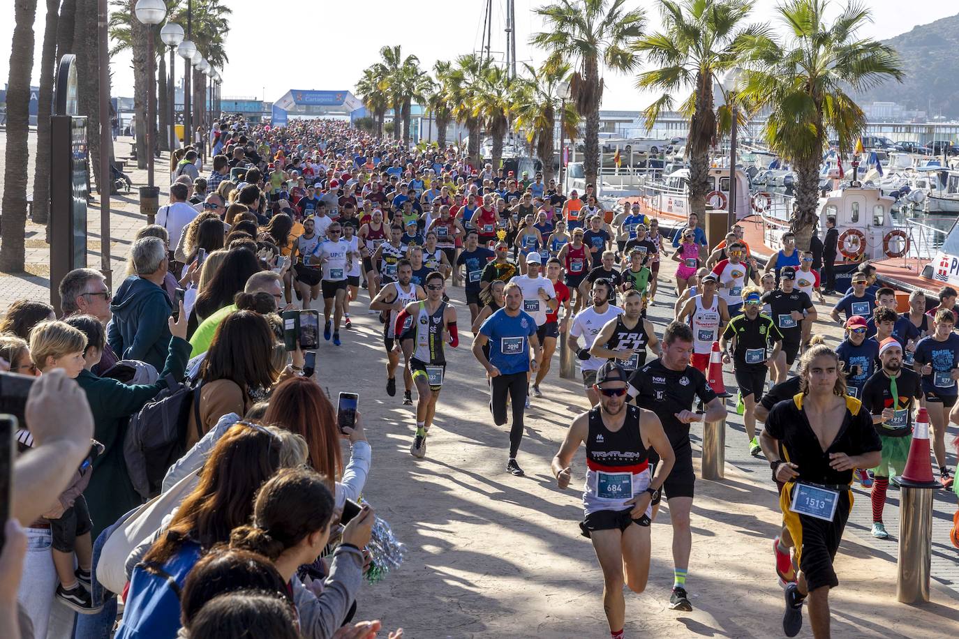 Fotos: Las imágenes de la carrera de la San Silvestre de Cartagena 2022