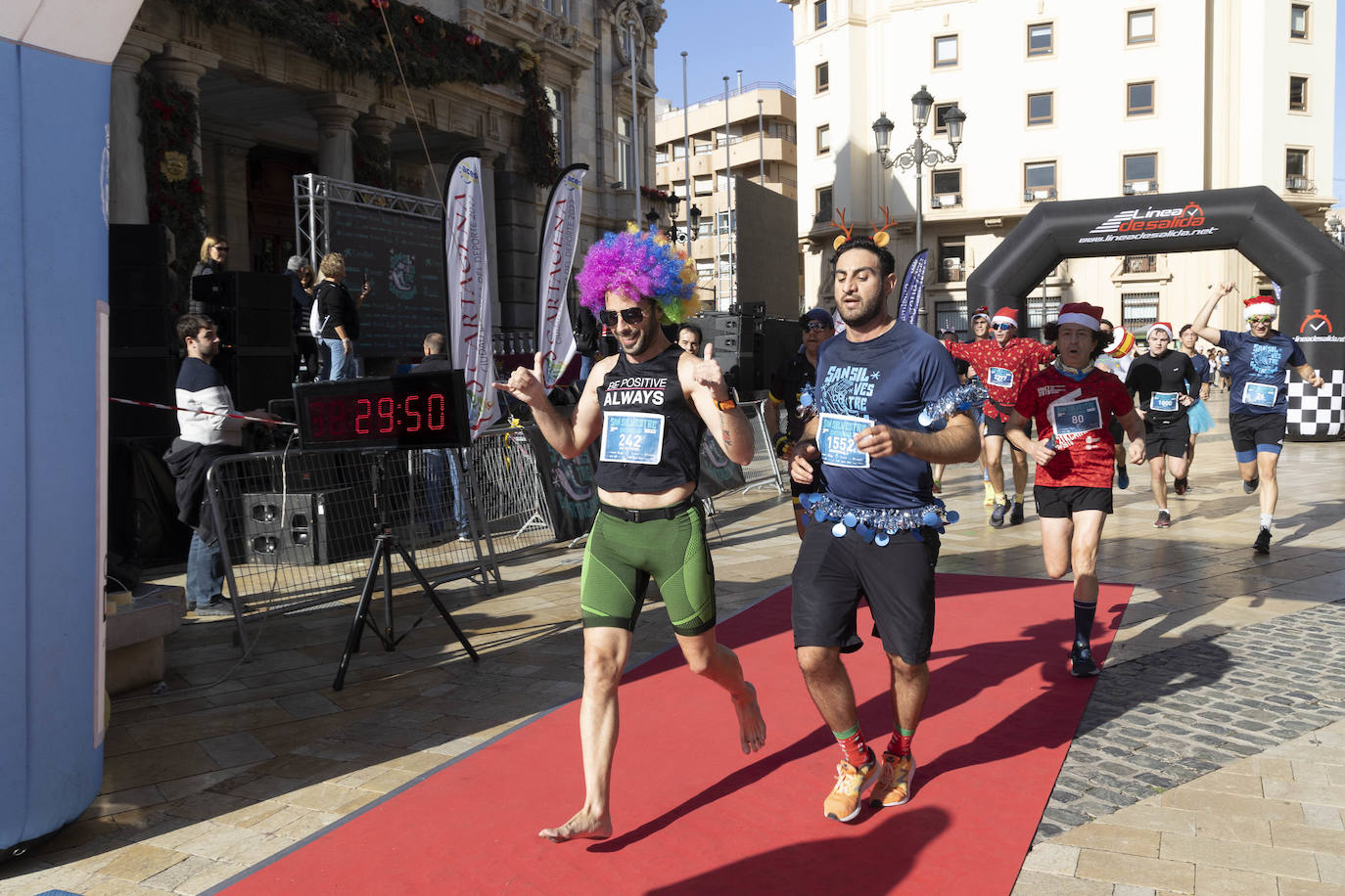 Fotos: Las imágenes de la carrera de la San Silvestre de Cartagena 2022