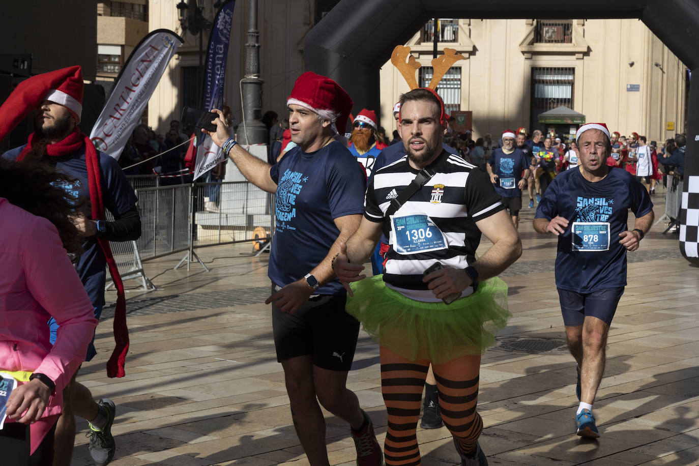 Fotos: Las imágenes de la carrera de la San Silvestre de Cartagena 2022