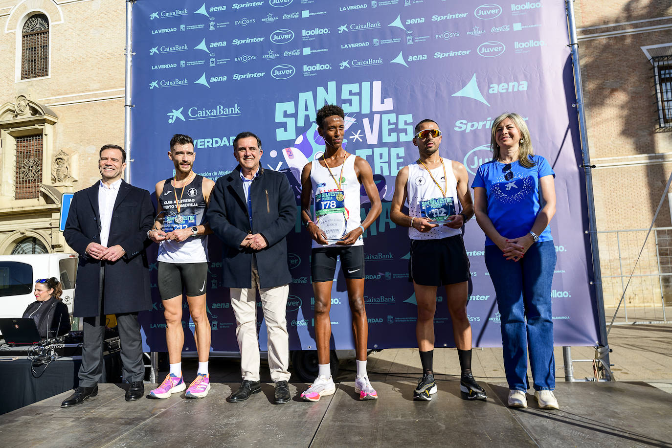 Fotos: El podio de la San Silvestre de Murcia 2022