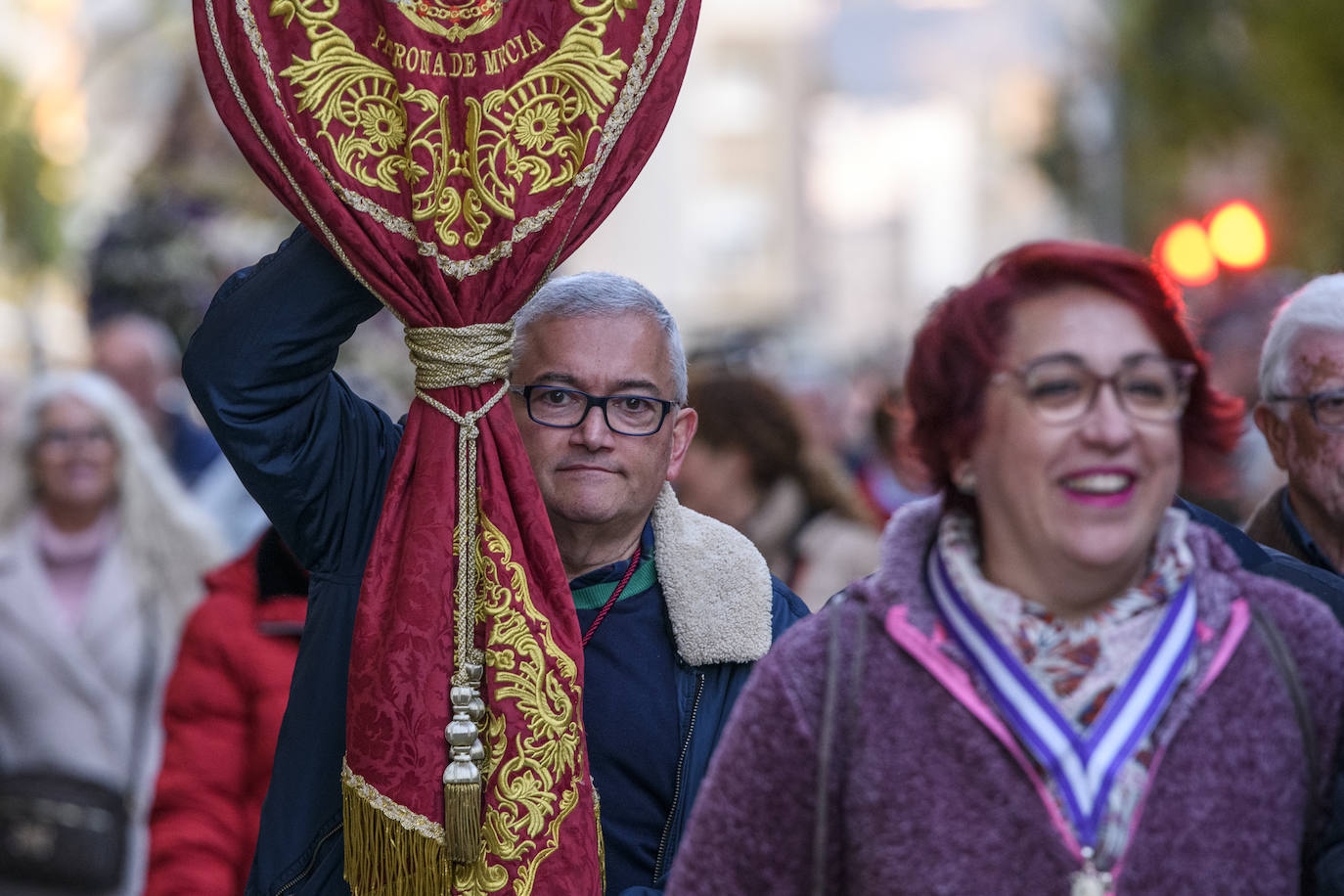 La llegada de la Morenica a la Catedral de Murcia, en imágenes