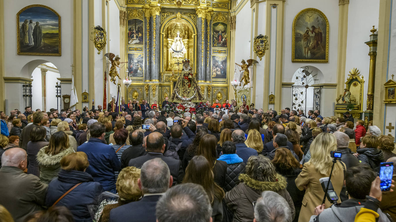 La llegada de la Morenica a la Catedral de Murcia, en imágenes