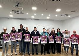 Representantes de algunas entidades participantes en la programación de actividades para conmemorar el 8M.