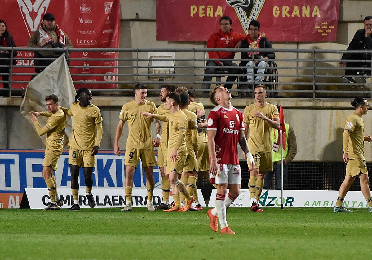 Las imágenes del Real Murcia-Barça B (1-1)