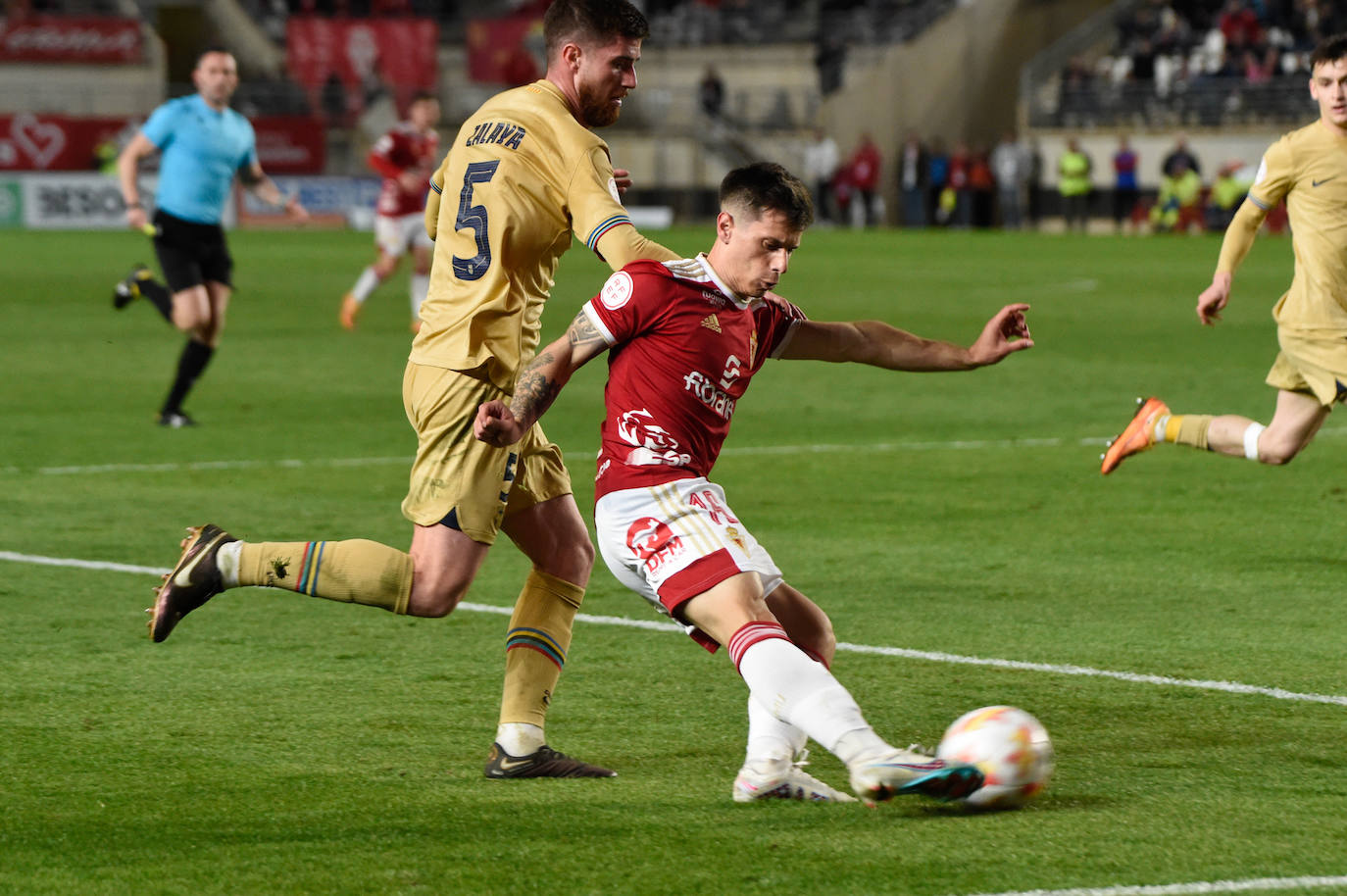 Las imágenes del Real Murcia-Barça B (1-1)