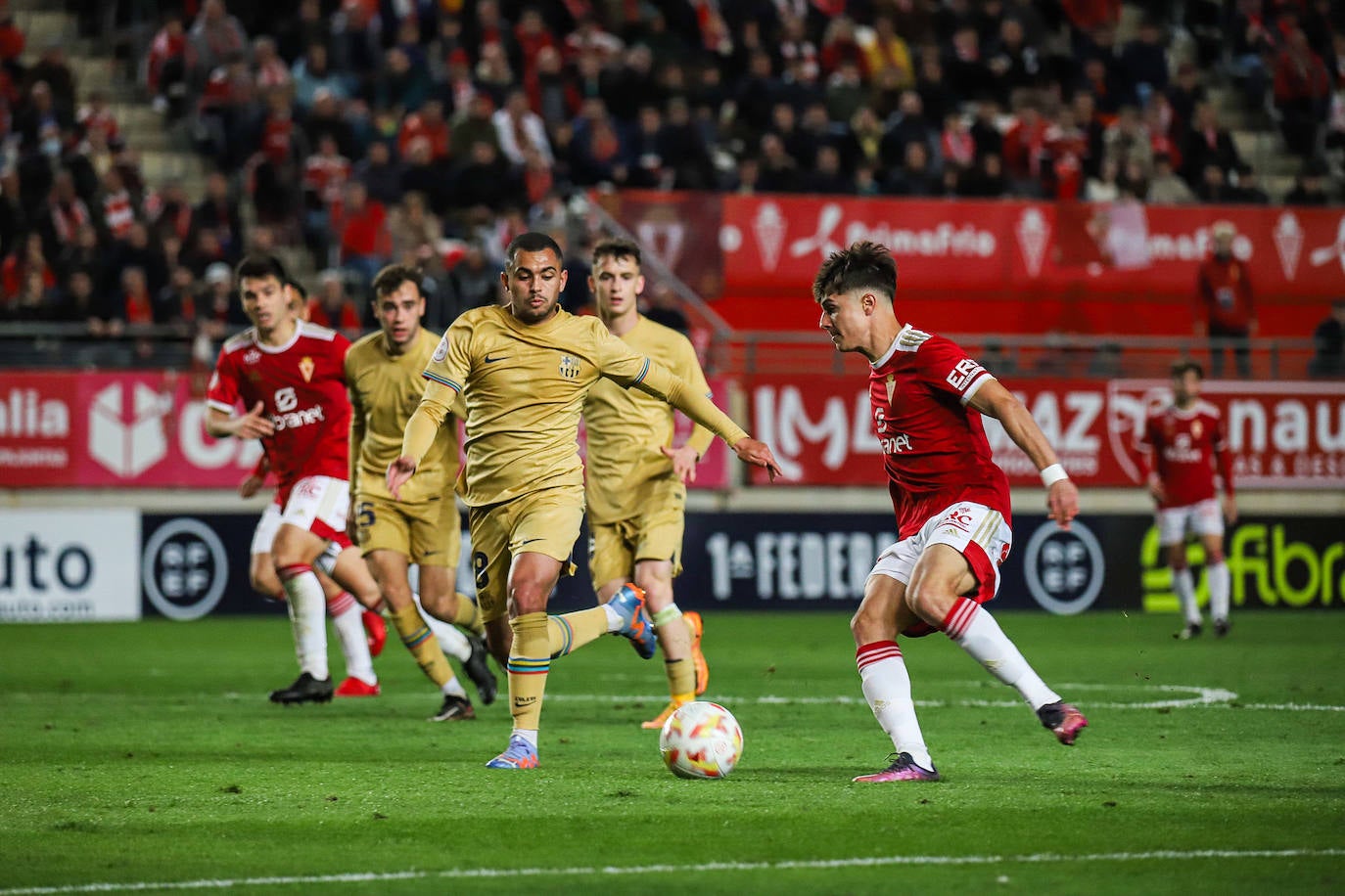 Las imágenes del Real Murcia-Barça B (1-1)