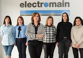 Electromain cuenta con mujeres en todos los departamentos.