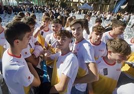 Deportistas del Centro de Alto Rendimiento (CAR), en una imagen de archivo.