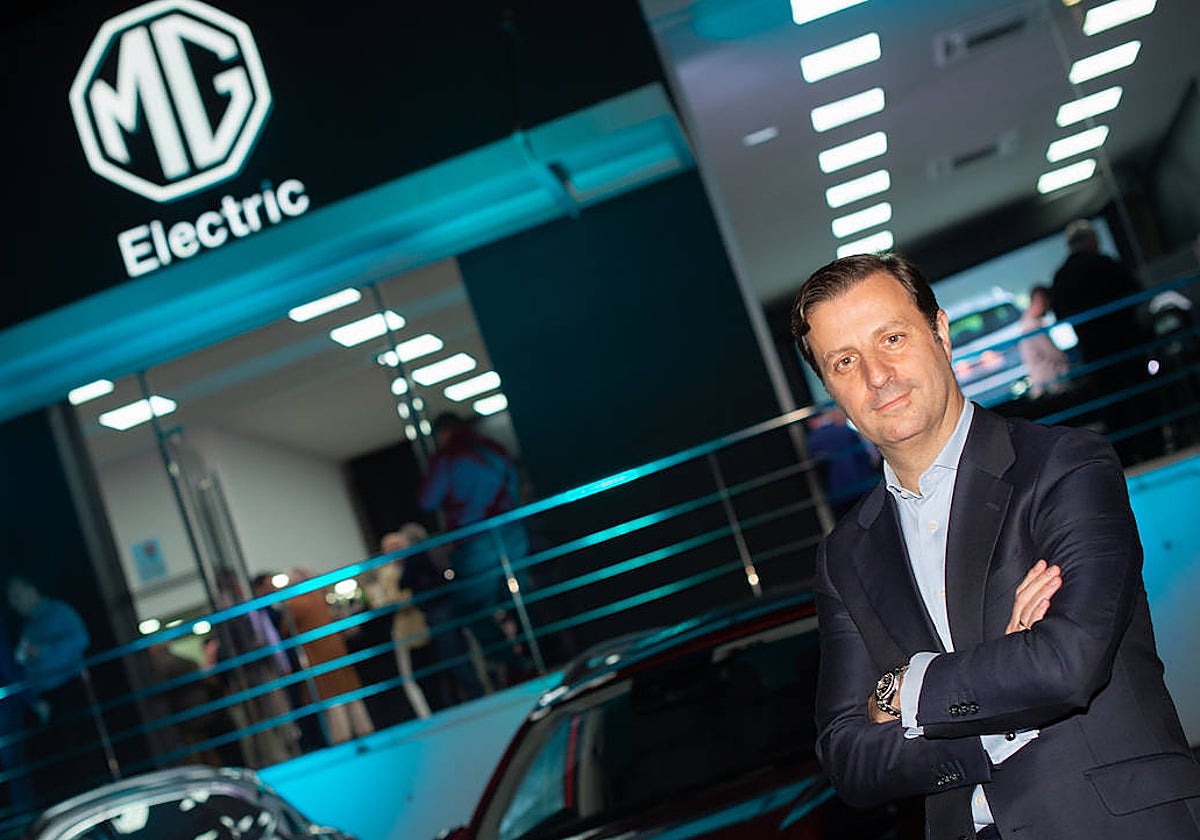 Pedro García, vicepresidente de MG en España y Portugal, este miércoles.