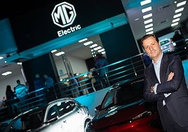 Pedro García, vicepresidente de MG en España y Portugal, este miércoles.