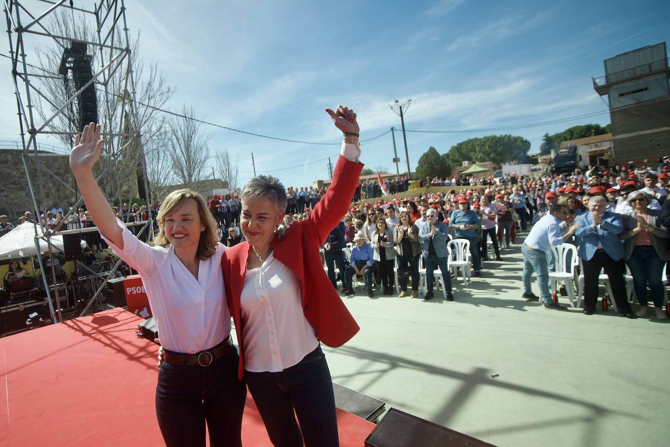 Galería: Pilar Alegría apoya la candidatura de Vélez en Calasparra