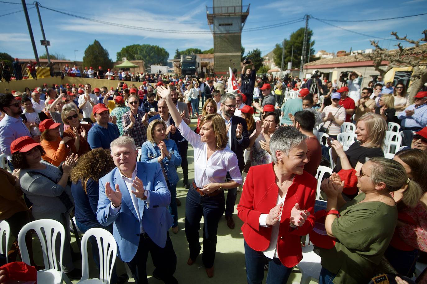 Galería: Pilar Alegría apoya la candidatura de Vélez en Calasparra