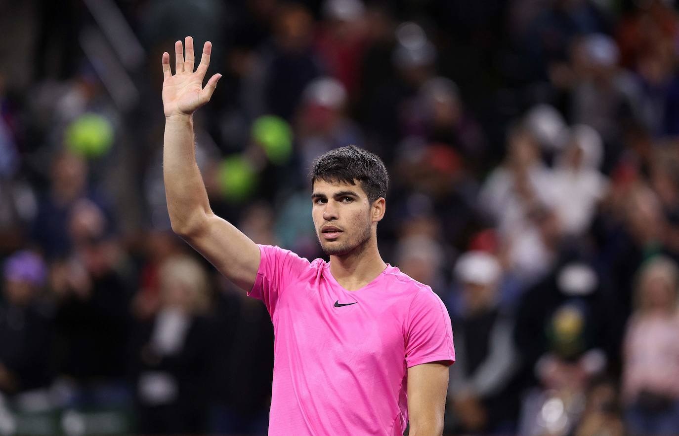 La victoria de Carlos Alcaraz en Indian Wells, en imágenes