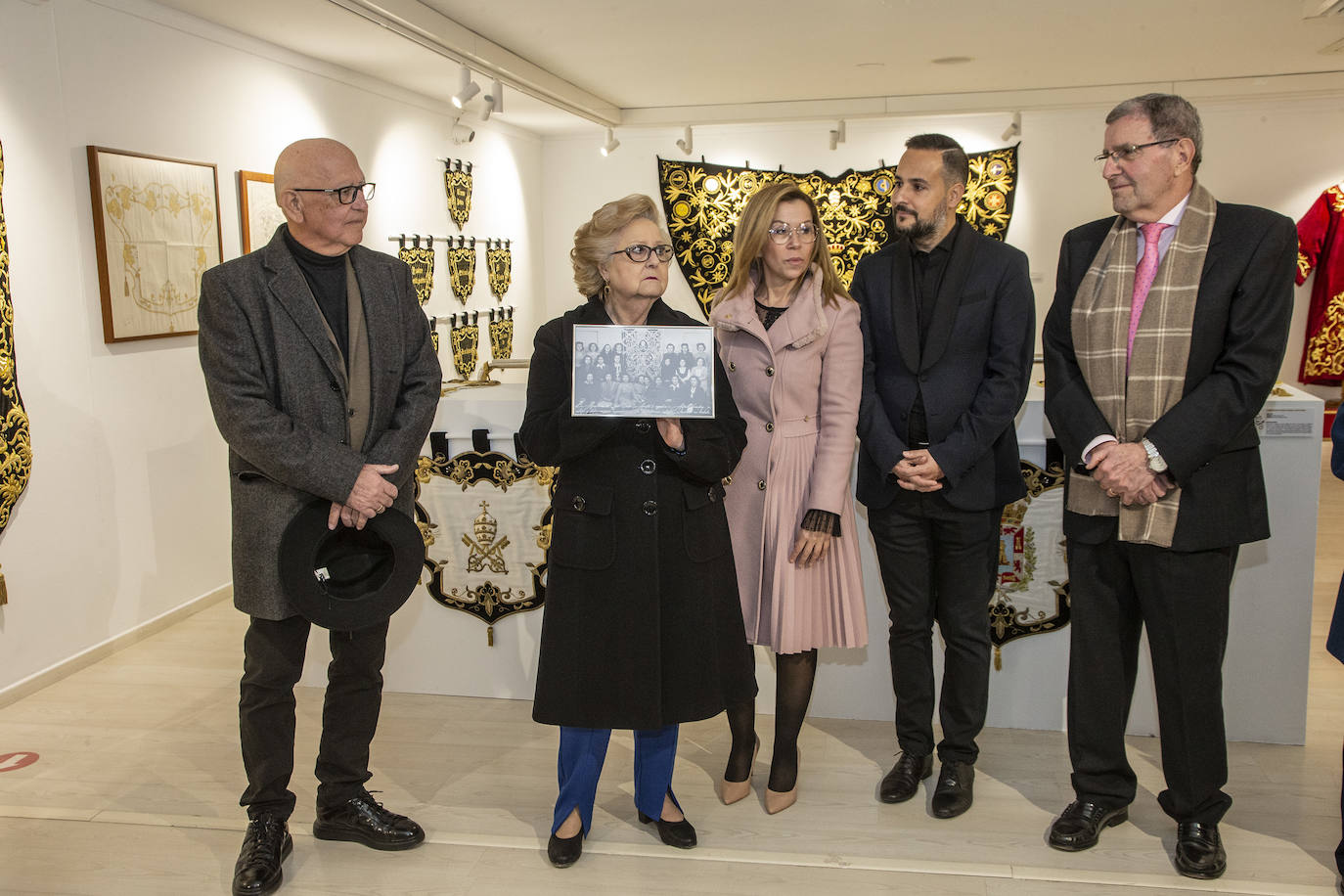 Exposición de bordados de Antoñita Sánchez en Cartagena