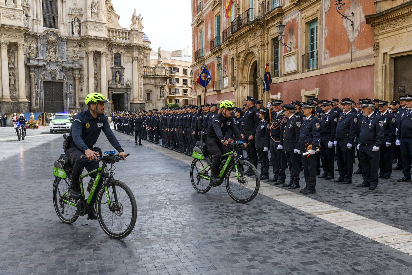 Acto del día de San Patricio de la Policía Local de Murcia 2023