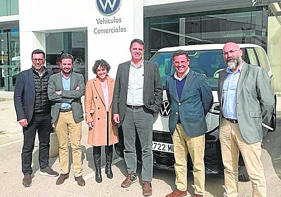 De izda. a dcha., Jordi Marimon, Enrique Ferrer, Mayte Rincón, Alberto Teichman, Ginés Huertas y Bruno Olivença.