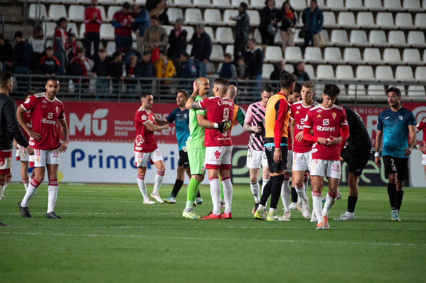 El empate del Real Murcia frente a La Nucía, en imágenes