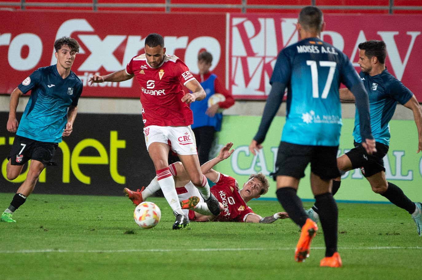 El empate del Real Murcia frente a La Nucía, en imágenes