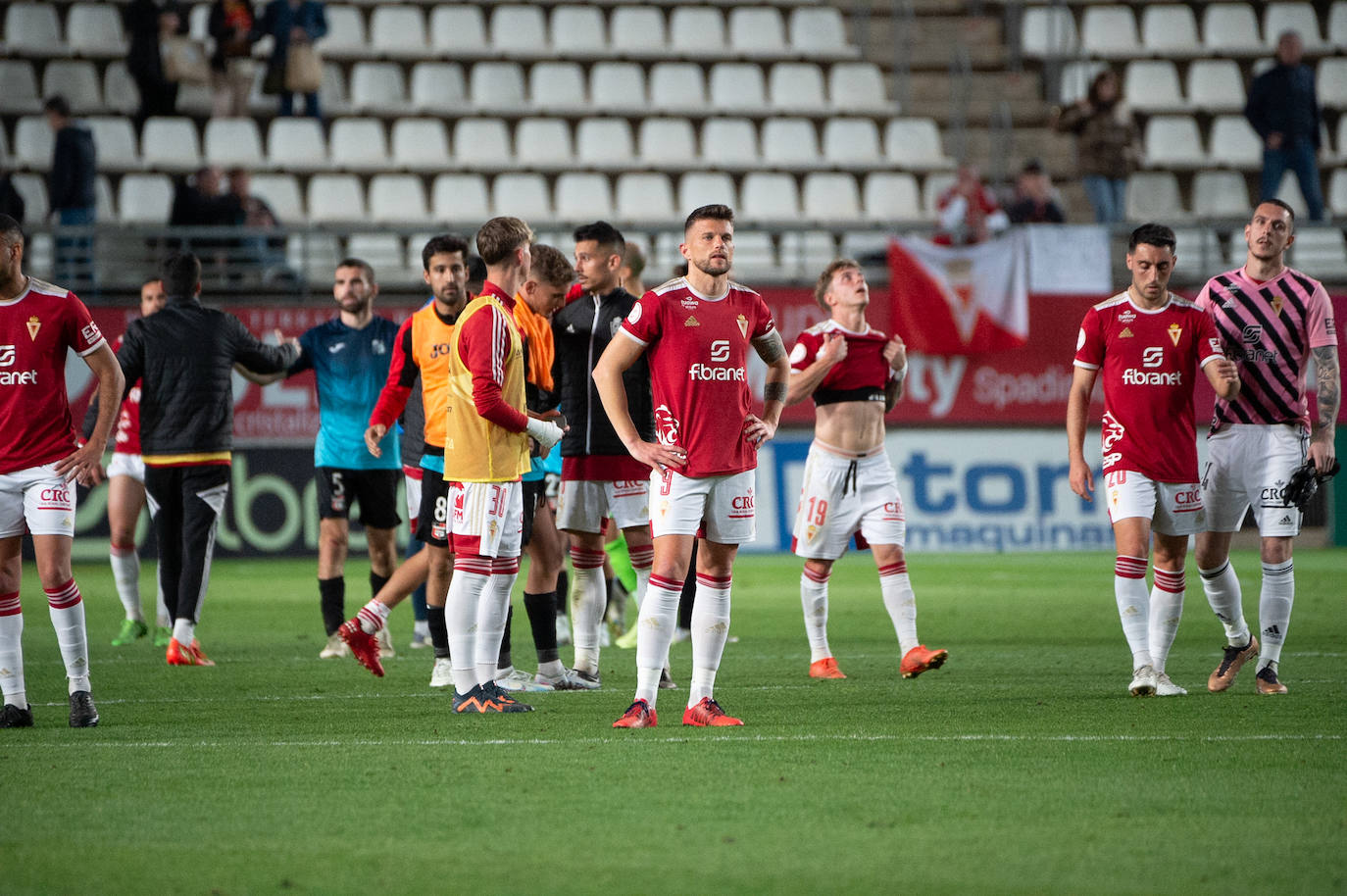 El empate del Real Murcia frente a La Nucía, en imágenes