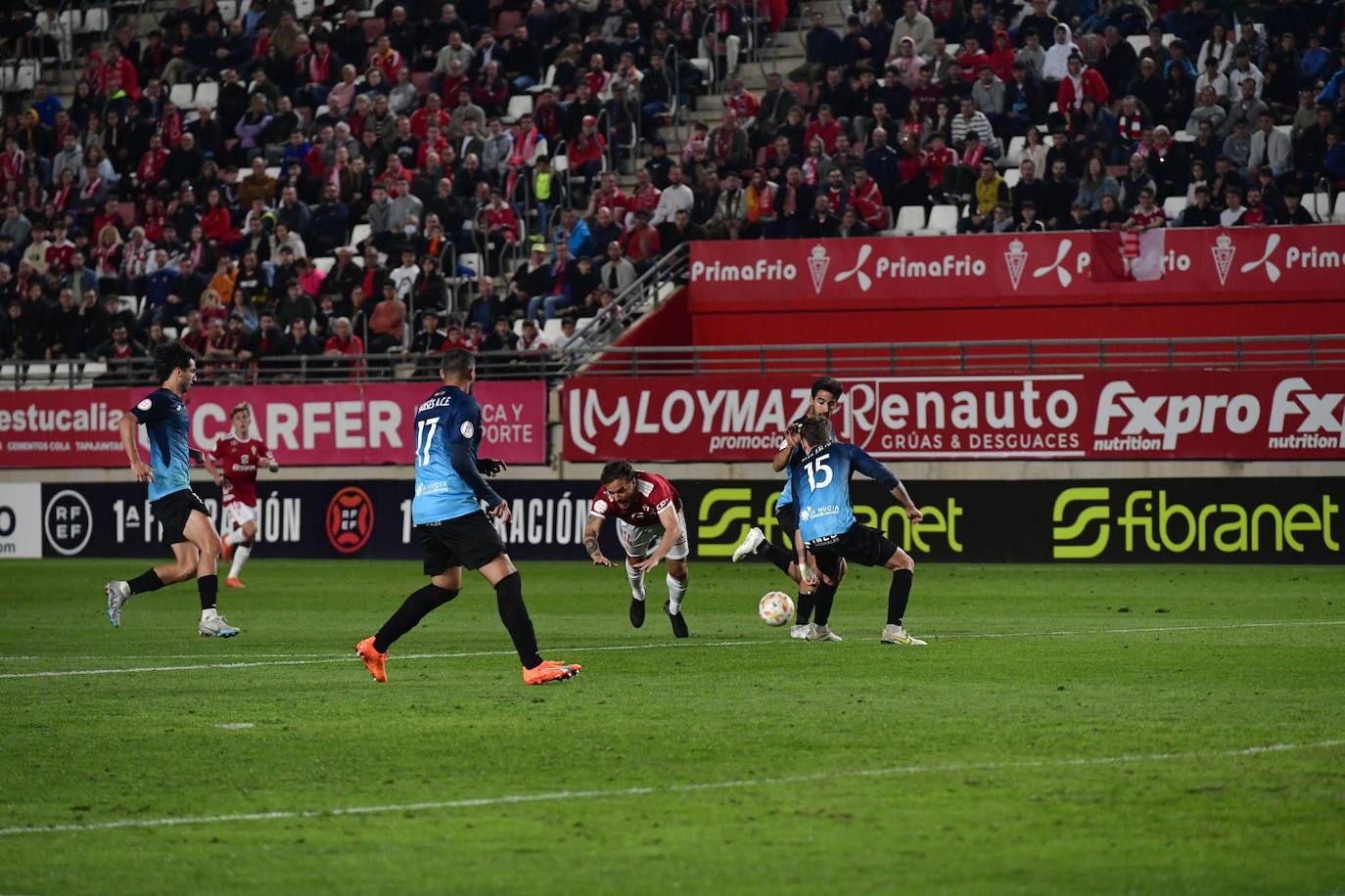 El empate del Real Murcia frente a La Nucía, en imágenes