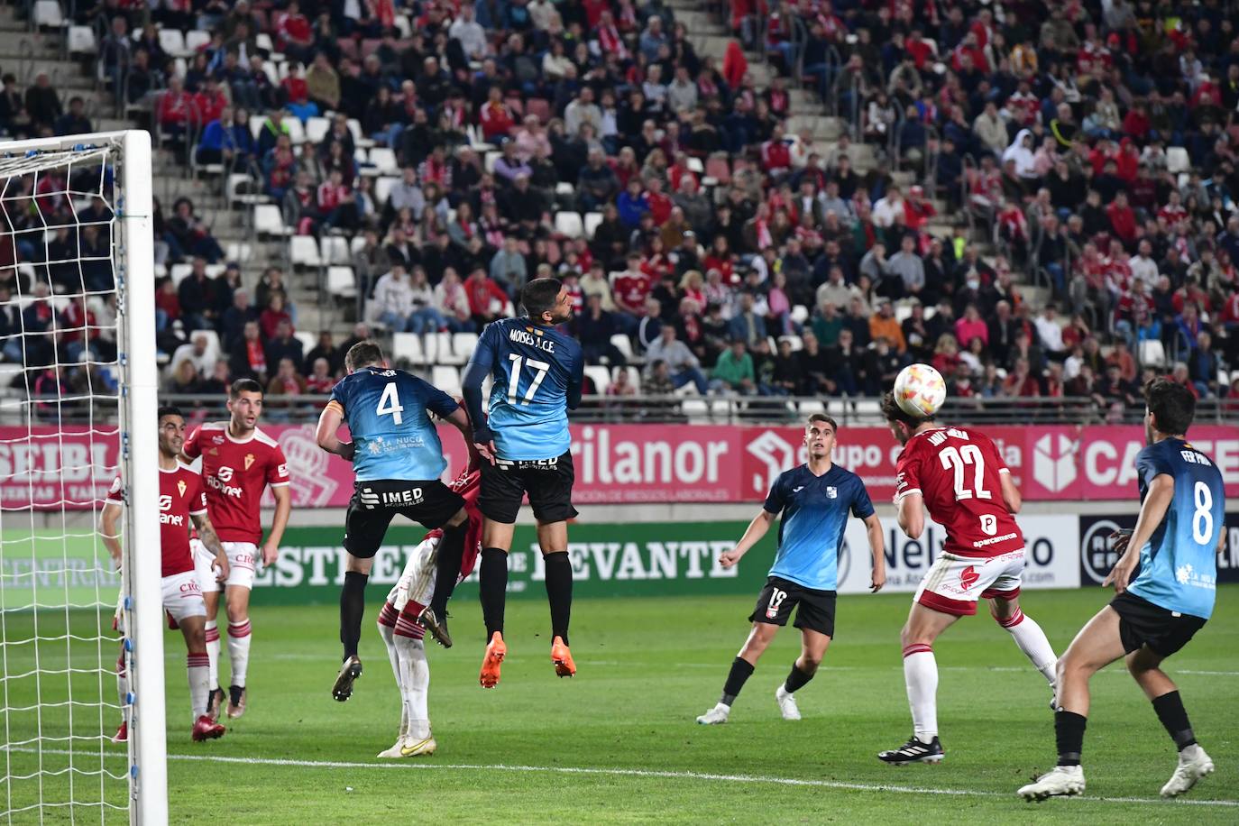 El empate del Real Murcia frente a La Nucía, en imágenes