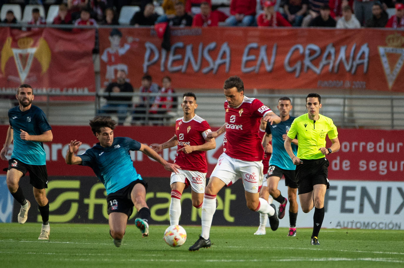 El empate del Real Murcia frente a La Nucía, en imágenes