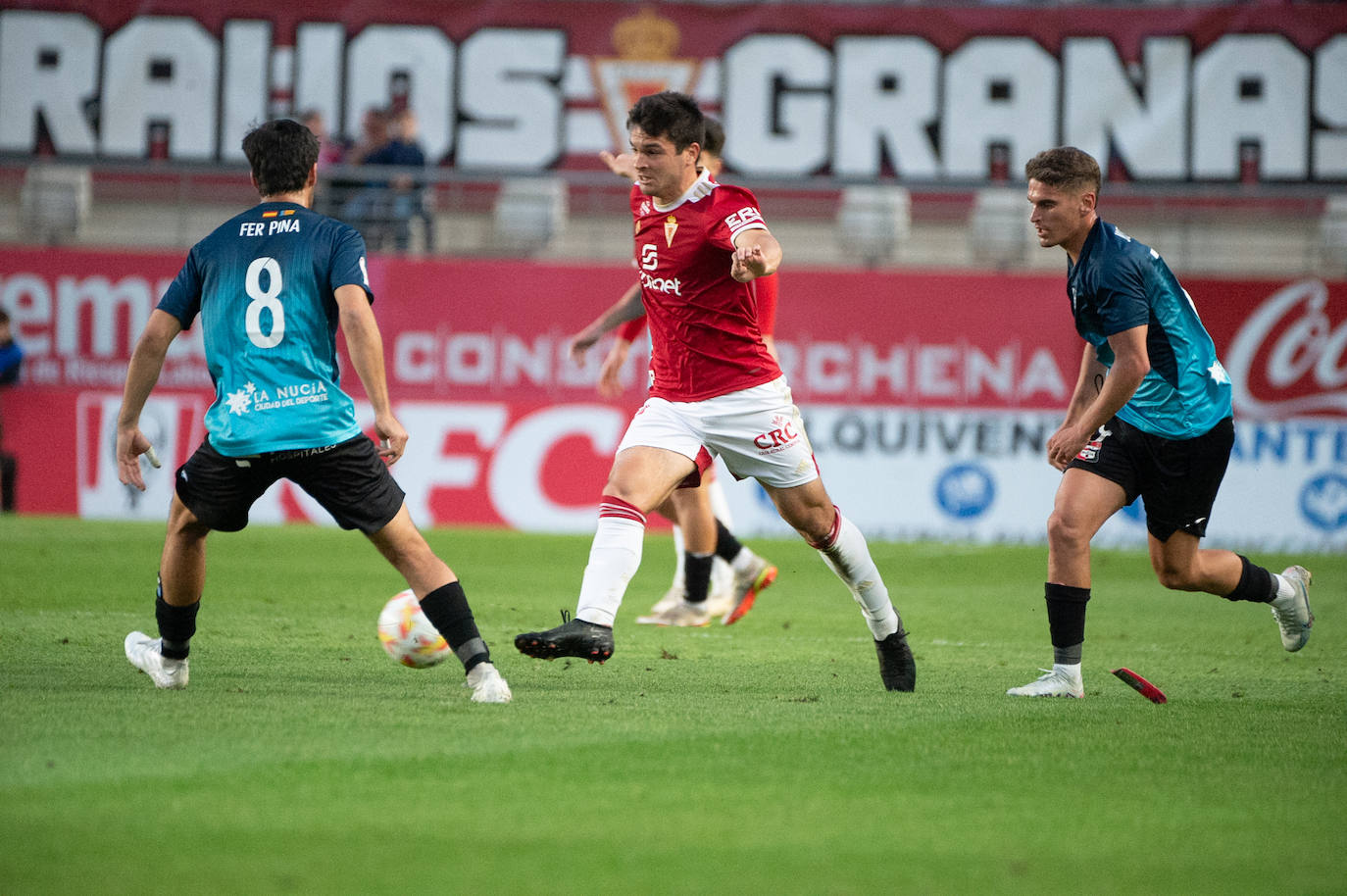 El empate del Real Murcia frente a La Nucía, en imágenes