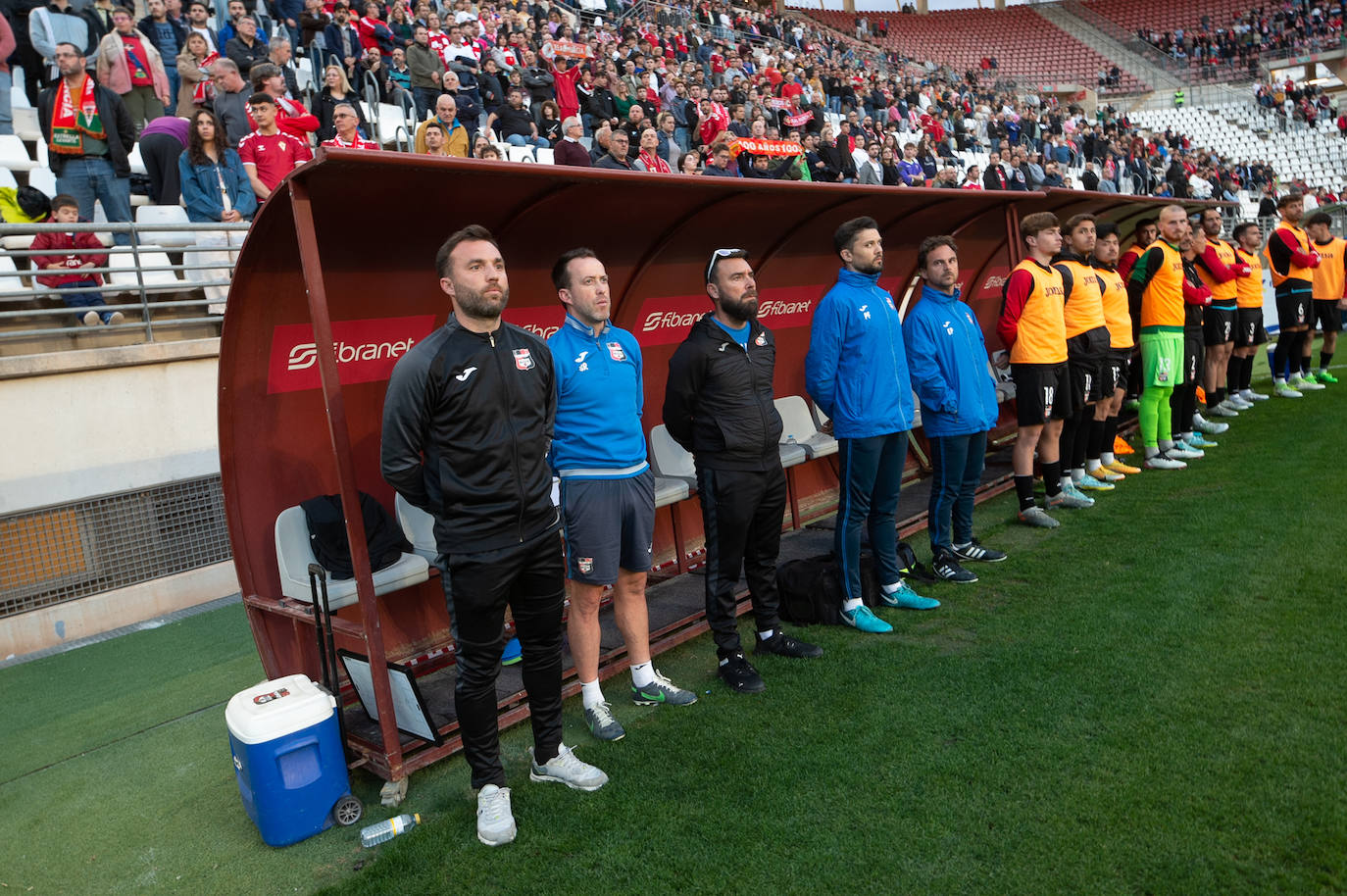 El empate del Real Murcia frente a La Nucía, en imágenes